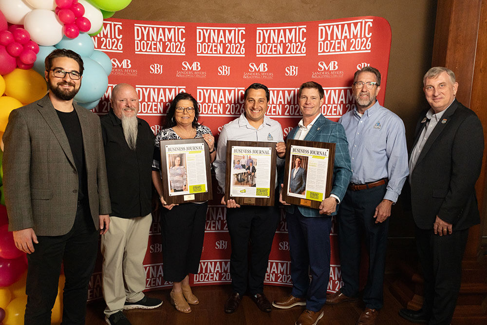 TOTH team awarded during 2026 Dynamic Dozen from Springfield Business Journal in Springfield, MO